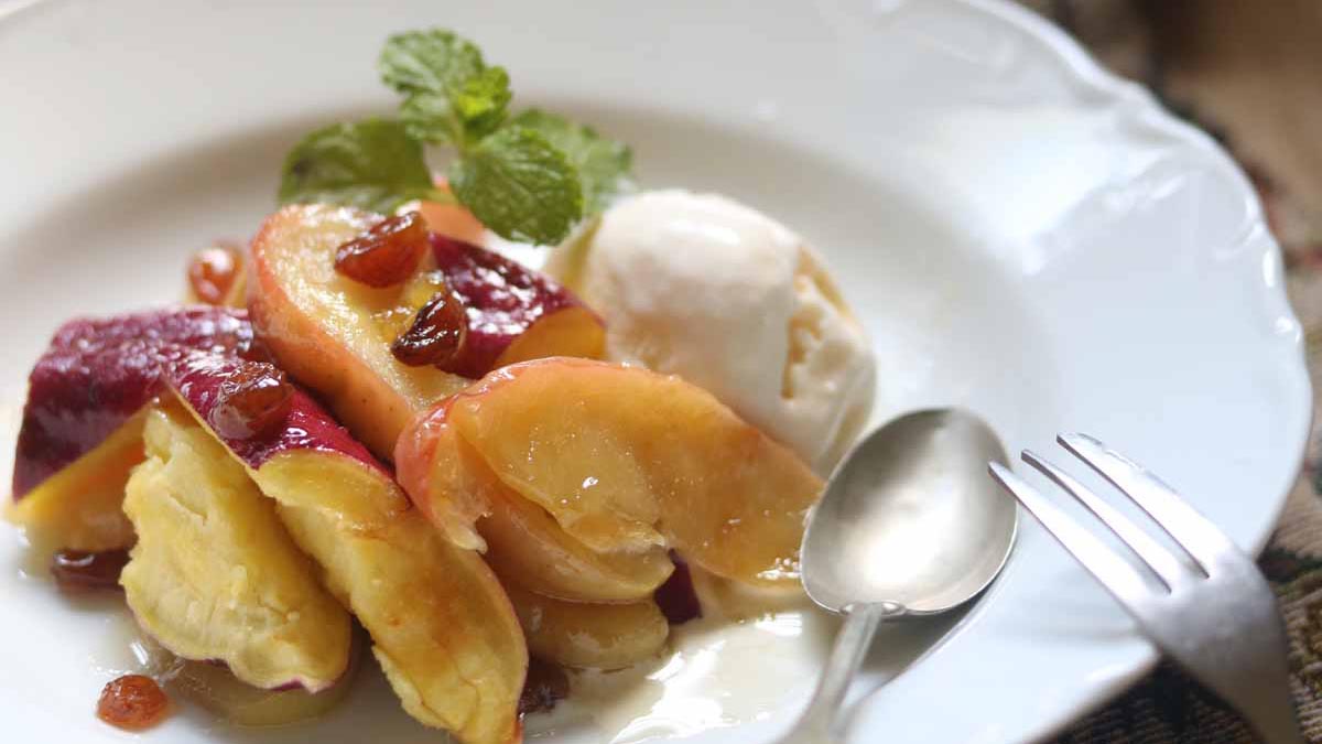 サツマイモとりんごのキャラメリゼ #ホマレ姉さんのレシピ