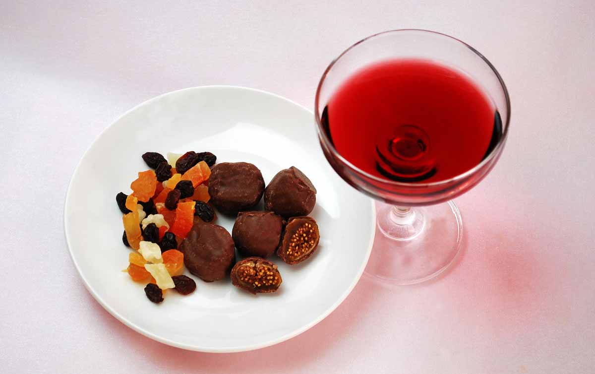 赤ワインとチョコレート