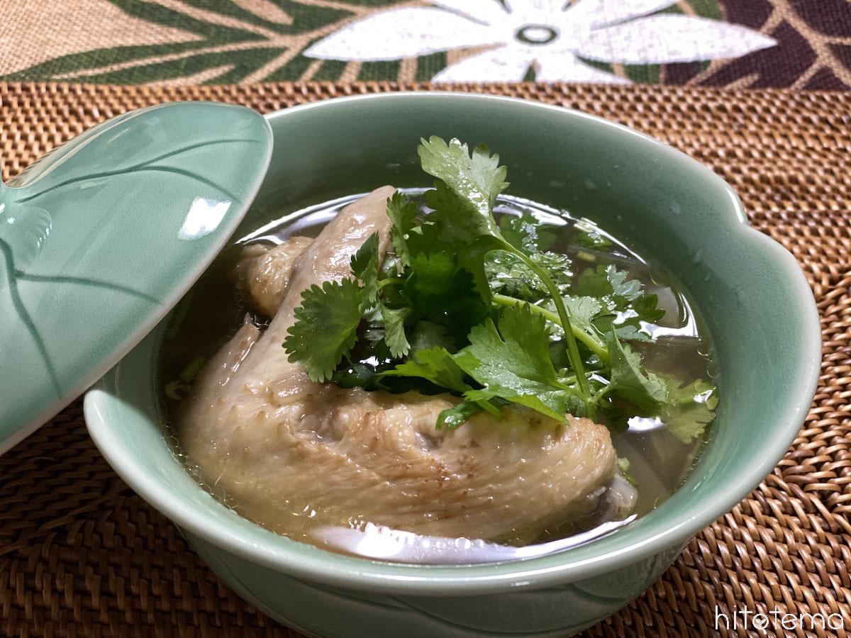 生姜と手羽先のぽかぽかスープ タイ トムソムピークガイ のレシピ 世界の料理 Hitotema ひとてま